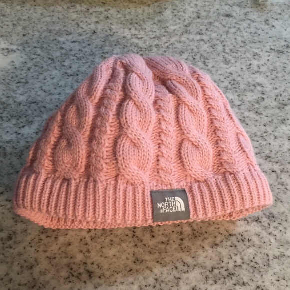 north face cable knit hat